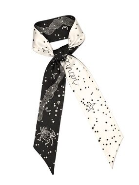 CANCER Purse Scarf Silk Hair Scarf for Handbags – A Double-Sided Scarves